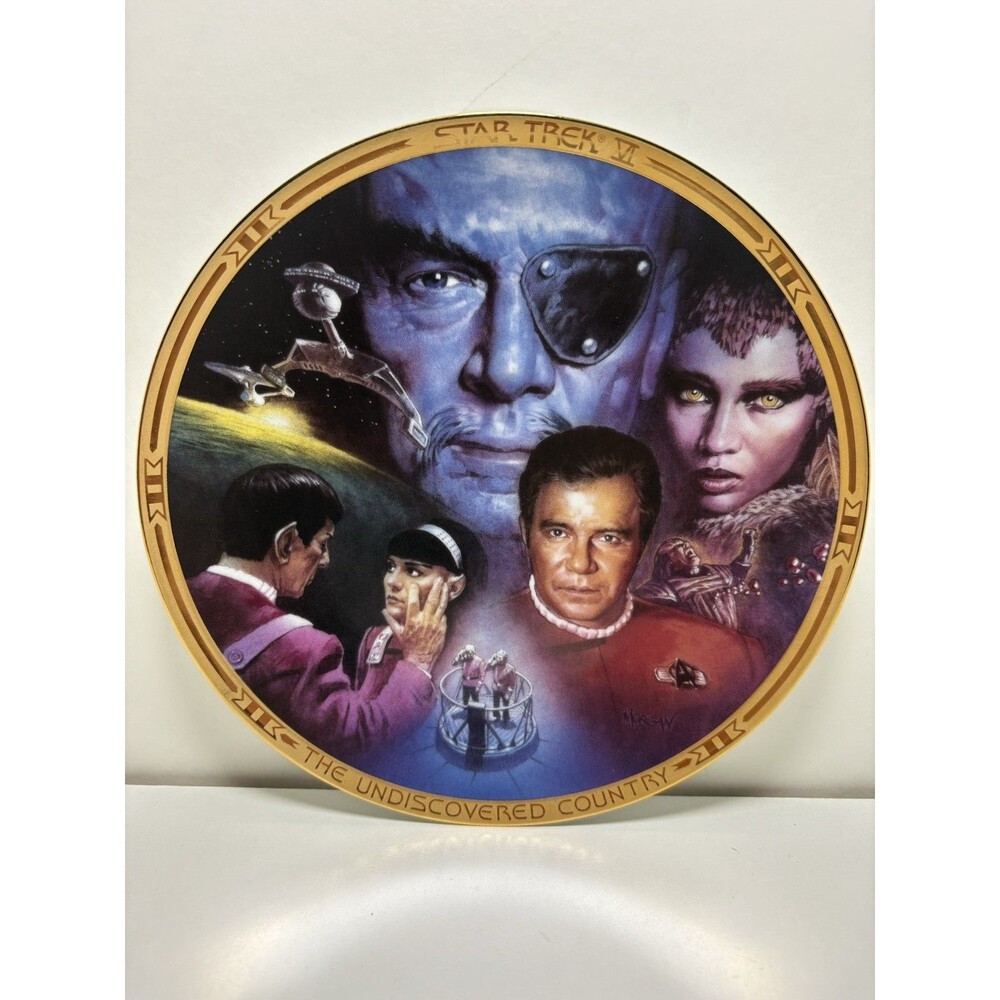 Star Trek Undiscovered Country The Movies Collection Hamilton Plate in foam box